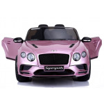 Elektrické autíčko - Bentley Supersports JE1155 - lakované - ružové